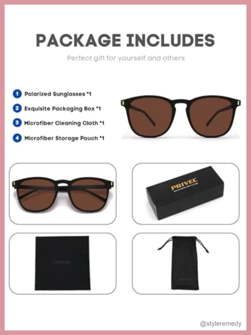 XXL Polarized Sunglasses for Wide Head Men TR90 Square Aviator